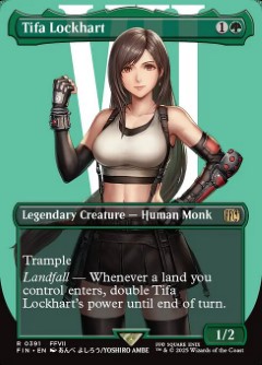 Tifa Lockhart Final Fantasy Character Card